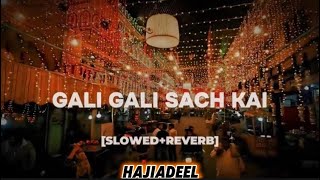 Gali Gali Sach Kai  slowedReverb hajiadeel unfrezzmyaccount 🕋 [upl. by Neelyk]