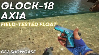 Glock18 Axia FieldTested  CS2 Skin Showcase 1101 [upl. by Junie809]