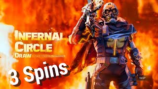 3 spins Infernal Circle Draw  Firebreak Basilisk amp D13 Sector Legendary  COD Mobile [upl. by Brunhilde]