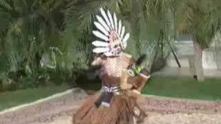 Torres Strait Islander dance from Saibai Island in Abu Dhabi [upl. by Tildi853]