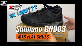 MTB flat shoes Shimano GR903 Unboxing On Feet [upl. by Cynth]