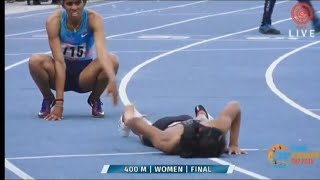 Hima Das 400 m Gold 🏅 Medal  Federation cup Race  Shorts [upl. by Mochun]