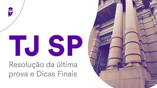 TJ SP Resolução da última prova e Dicas Finais Língua Portuguesa  Prof Adriana Figueiredo [upl. by Elfrieda101]