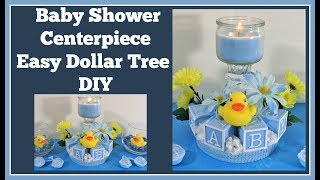 Baby Shower Centerpiece 🍼 Dollar Tree DIY [upl. by Rhee616]