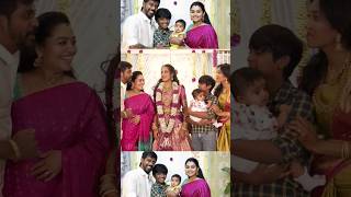 Gayathri 💗 Yuvaraj family function daughter and son trending wedding shortsfeed marriage [upl. by Prudhoe394]