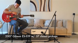 Supro 1624T Dual Tone Demo  Gibson ES339 [upl. by Arait]