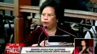 Santiago poses questions to Ombudsman Morales [upl. by Osswald]