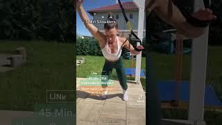 45 Min TRX Upper Body Workout  WarmUp amp Cool Down Included  Standing TRX Exercises [upl. by Elak262]