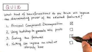 Transformations to Improve Discriminating Power  Model Building and Validation [upl. by Farrar]