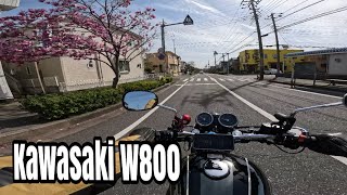 Kawasaki  W800  Ride  春の陽気 [upl. by Okihsoy]