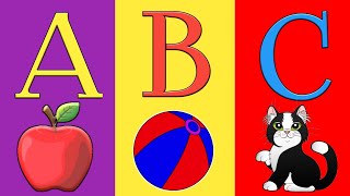 A For Apple B For Ball C For Cat D For Dog Nursery Rhyme by Shaan is a preschool [upl. by Eycats]