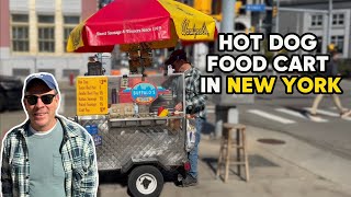 Hot Dog Food Cart Business in New York [upl. by Naitsyrk]