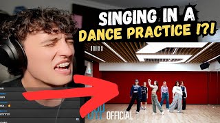 ARE THEY SINGING IN A DANCE PRACTICE   NMIXX Love Me Like this  Run For Roses  REACTION [upl. by Fishbein684]