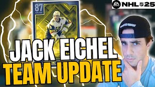 FINALLY GOT JACK EICHEL HUGE TEAM UPDATE IN NHL 25 HUT [upl. by Brocky668]