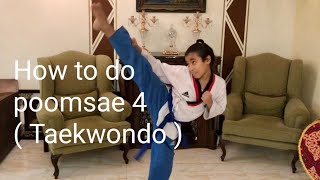 Poomsae 4 easy steps [upl. by Dnalyr]