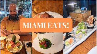 Miami Hotspots Epic Hotel  Zuma Sushi [upl. by Edrock]