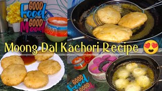 मूंग की दाल ख़ास्ते कचौड़ी  Halwai Style Khasta Kachori  How To Make Dal Kachori At Home [upl. by Neilla107]