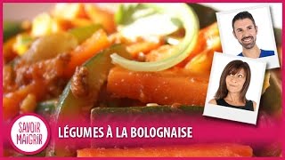 Légumes à la bolognaise  Cuisine facile [upl. by Nalyak]