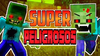 😨ZOMBIS SUPER INTELIGENTES😱 Addon para Minecraft pe 120 [upl. by Jehovah]