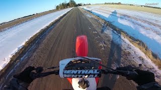 Honda CR250 2Stroke Quick Test Ride [upl. by Zetana804]