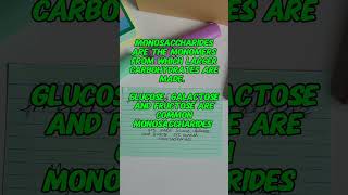 What are monosaccharides monomers monosaccharides freerevision flashcards primrosekitten [upl. by Vernier]