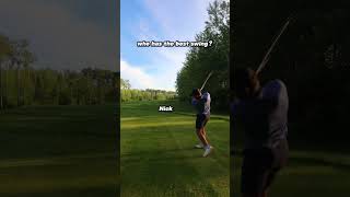 Who has the best golf swing golfer [upl. by Gefell]