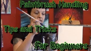 Basic Paintbrush Handling Acrylic Tips and Tricks for Beginners [upl. by Neffets384]