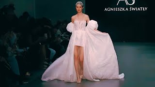 FASHION SHOW AGNIESZKA SWIATLY BRIDAL 2025 COLLECTION  FASHION WEEK [upl. by Isbel601]