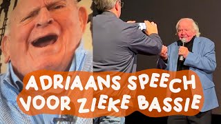 Adriaan spreekt zieke broer Bassie toe emotioneel [upl. by Joell]