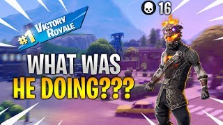 WHAT WAS HE DOING  16 KILL SOLO ARENA [upl. by Meesaw]