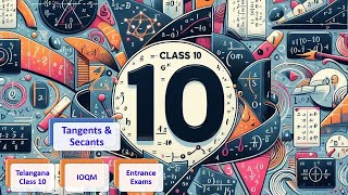 10th Class Mathematics Tangents and Secants Chapter 9 [upl. by Anaib]