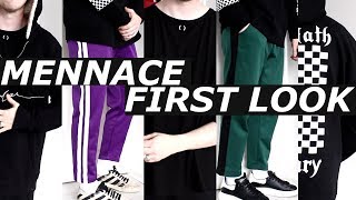 MENNACE 😈 BEST NEW AFFORDABLE MENSWEAR BRAND  Streetwear Hypebeast Joggers Haul  Gallucks [upl. by Yenot]