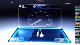 Speedtest Movistar Chile VDSL 15 megas 1515 [upl. by Denn]