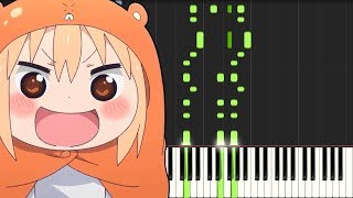 Himouto Umaru Chan R OP  Nimensei☆Ura Omote Life Piano Tutorial [upl. by Tdnaltroc]