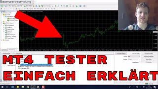 So nutzt Du den Tester im MetaTrader 4  Expert Advisor Backtest im MT4 [upl. by Leavy]