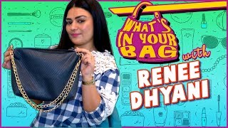 Renee Dhyanis Handbag SECRET REVEALED  Whats In Your Bag  TellyMasala [upl. by Teiluj]