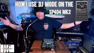 How I use DJ Mode on the sp404mk2 to perform my beatsmusic [upl. by Ahsil]