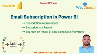 PBI75 How to Set Up Email Subscriptions in Power BI  Automate Report Sharing [upl. by Ymaral7]