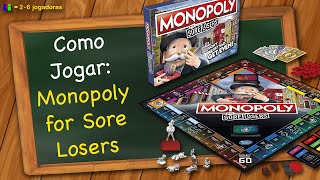 Como jogar Monopoly Sore Losers [upl. by Wittie]