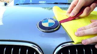 BMW Hood Roundel Badge Removal and Installation DIY E46 E90 E92 [upl. by Nwahc]