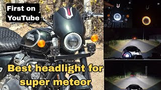 Headlight for super meteor 650  super meteor 650 headlight change headlight supermeteor650 [upl. by Eserahs]