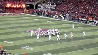 Nebraska vs Colorado North Stadium View 57 Yard Field Goal 11282008 [upl. by Maxantia]