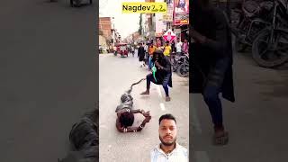 Road me nagin nikal gya🐍🐍🐍 nagin comedy funny dance [upl. by Ymma]