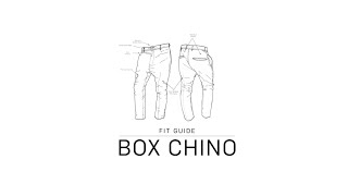 ZANEROBE  Fit Guide  Box Chino [upl. by Acinoda]