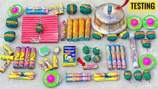 Different Types Of Patakhe Testing Video  Crackers Power Testing  Diwali Fireworks Expiremant [upl. by Aja265]