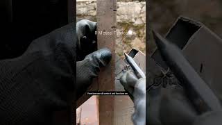 Welders tricks for working with thinsquare pipe welding welderfabrication metalworking [upl. by Ephraim]