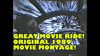 Great Movie Ride Original 1989 Movie Montage Ending from Walt Disney World Hollywood Studios [upl. by Wendie]