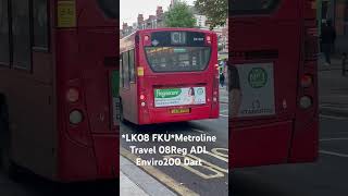 LK08 FKUMetroline Travel 08Reg ADL Enviro200 Dart busspotting londonbus fortheloveofbuses [upl. by Caro]