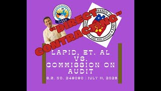 Lapid V COA Case Review Case Digest GR No 249090 [upl. by Sungam]