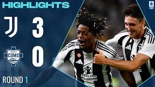 Juventus  Como 1907  30  Gli Highlights  Lega Serie A 202425 [upl. by Laenahtan788]